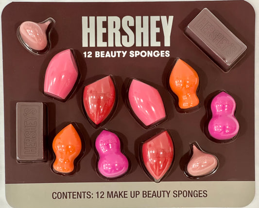 12 esponjas de belleza para base de maquillaje corrector  - Hershey