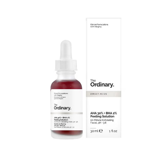 Pelling Solution Aha  30% + bha 2%  The ordinary