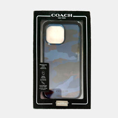 Case Coach  Iphone 14 Pro Blue Camo