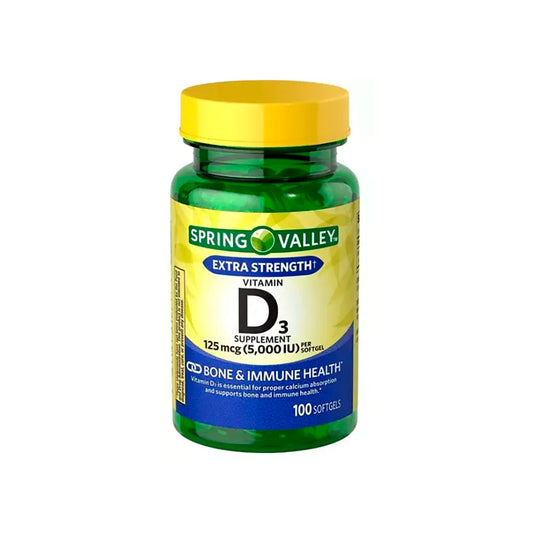 Vitamina D3 125 mcg 5000 iu  100 Caps