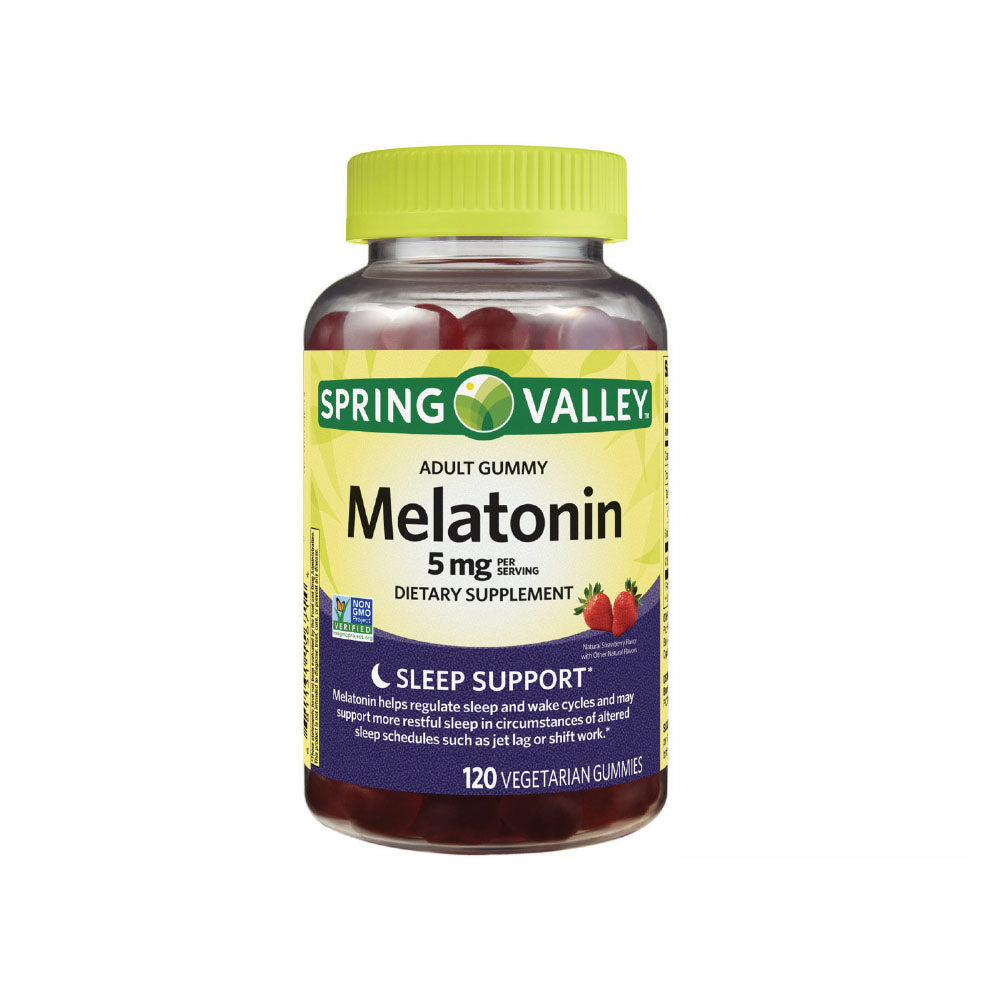 Melatonin 5mg 120 Vegetarian Gummies Spring Valley