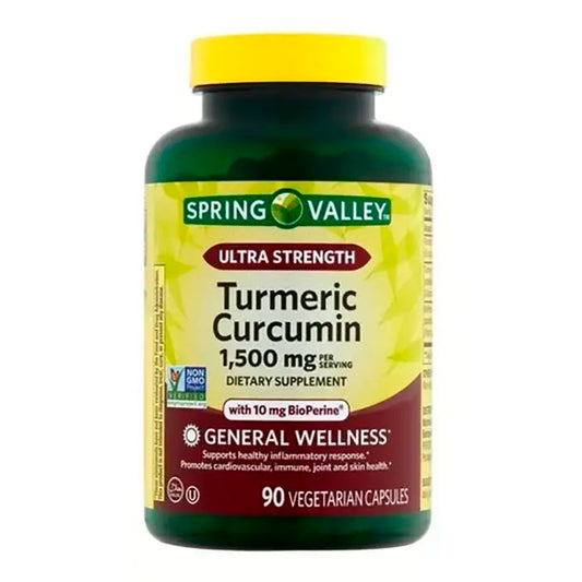 Turmeric Curcumin 1500 mg con 90 capsulas