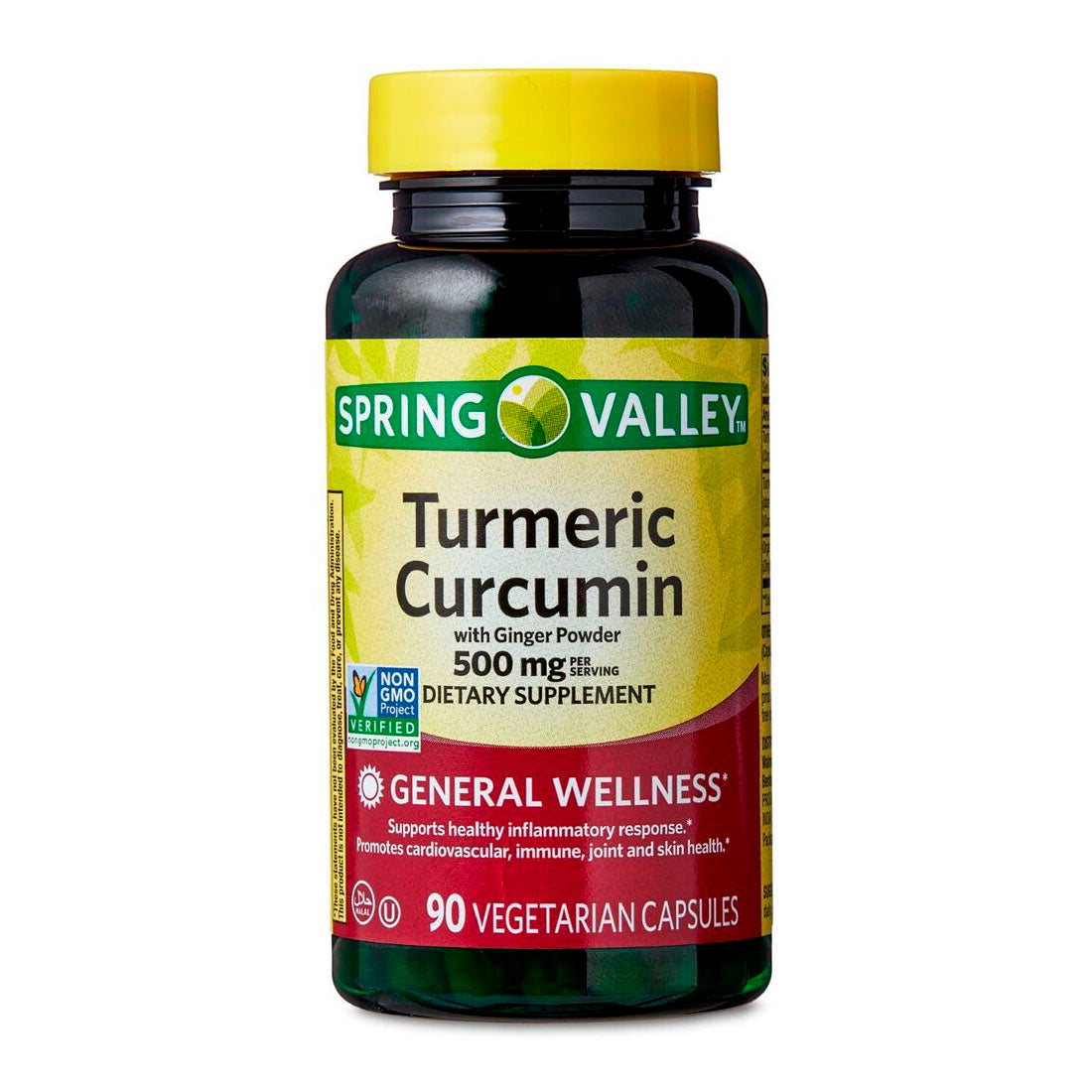 Turmeric Curcumin 500 mg con 90 capsulas